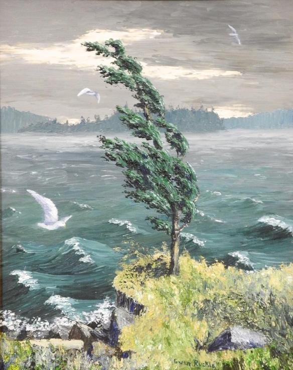 Pacific Storm - Oil on board